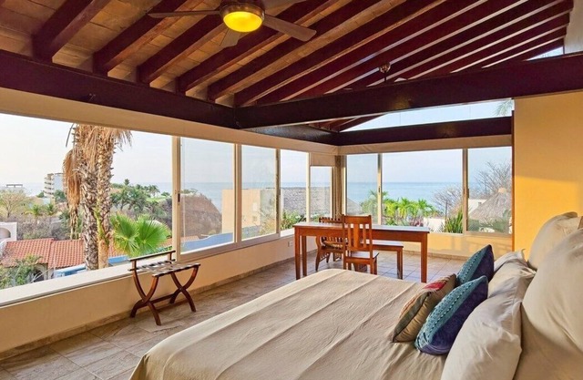 Villa with a private pool and ocean view