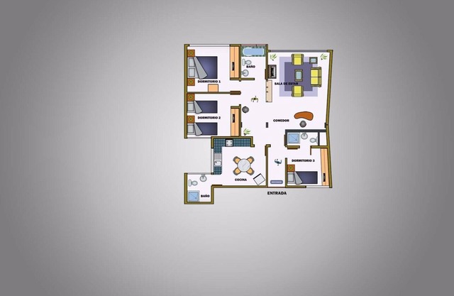 VIOLETTA 'S 3 ROOMS APARTMENT