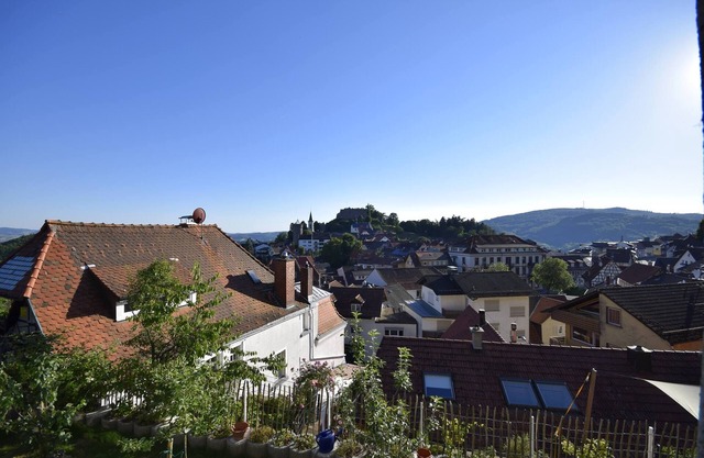 Waldheim Lindenfels Apartment on the forest & above the roofs of Lindenfels