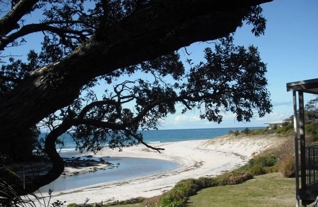 Walk straight onto the sand from the garden.