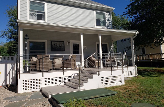 Walk to beach - Comfy new home