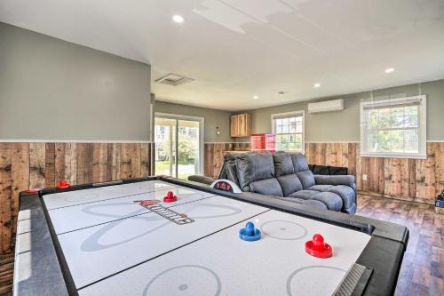 Walk to Lake George Family Escape with Game Room!