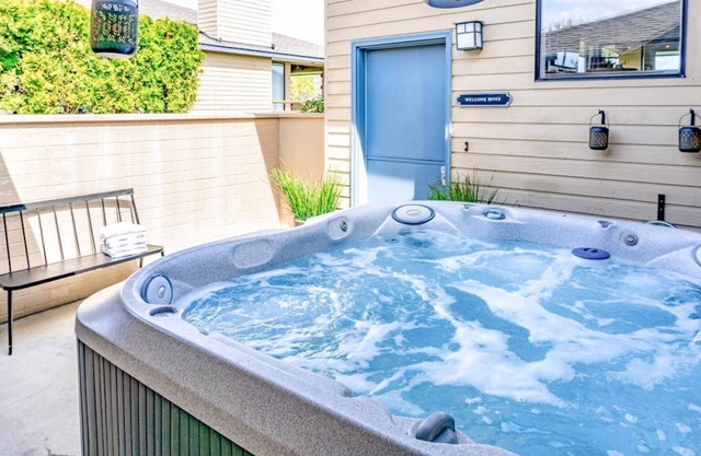 Wapato Point Resort home with hot tub and views