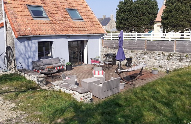 Warm house by the sea
