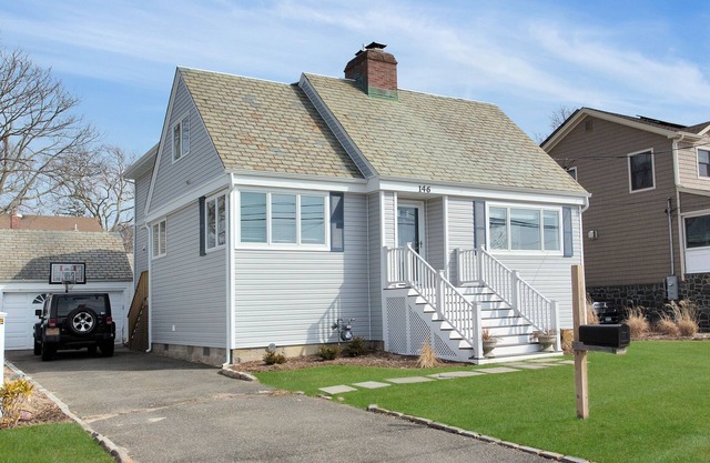 Water front home on the Beautiful Amityville River
