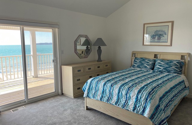 Water front property directly in the beachnGated area with pool & tennis court