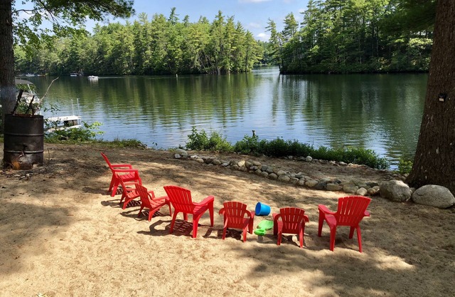 Waterfront camp on beautiful Great East Lake
