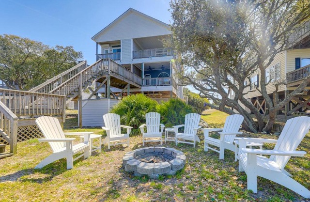 Waterfront Emerald Isle Home with Dock Access!