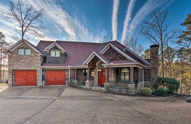 Waterfront Greers Ferry Lake House w/ View Decks & Boat Slip