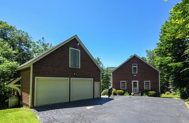 Waterfront home with in-ground pool and stunning views of Pleasant Mountain!