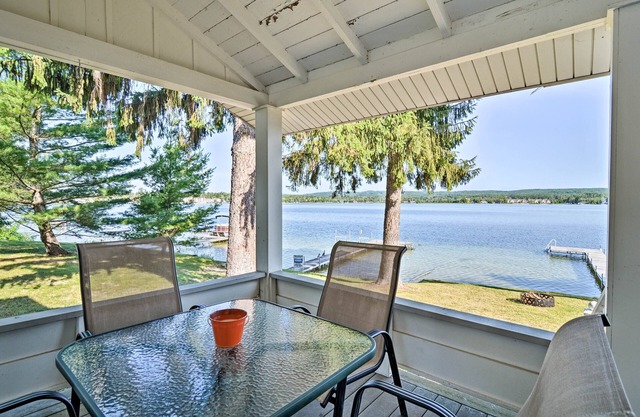 Waterfront Petoskey Cottage w/Deck + Grill!