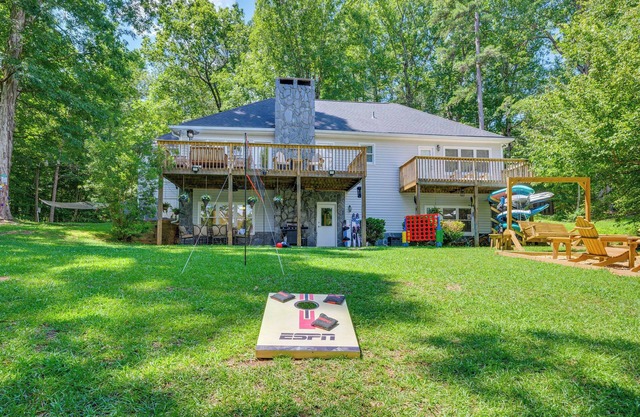 Waterfront Sparta Home w/Game Room & Fire Pit!