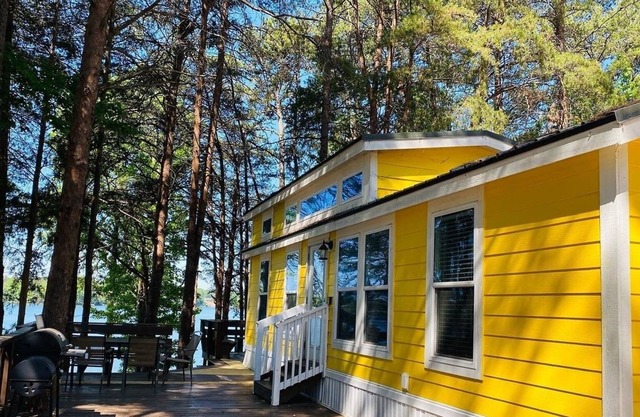 Waterfront Two Bedroom Cabin #14 at Long Cove Resort by Redawning