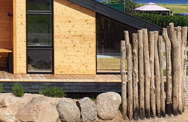 Werder Chalet "Wolke 7" Tinyhouse for 2 pers. by the sea - beach 150m