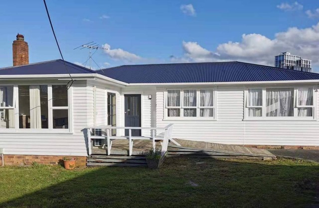 White weather board house - 3 bedrooms full house