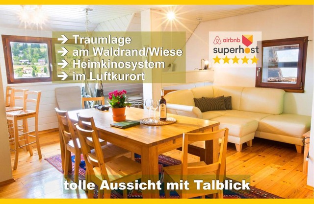 Wohlfühl-Ferienwohnung 80 qm, 8 Personen, Aussicht & Heimkino