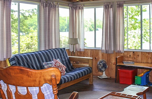 Wonderful waterfront home with private dock, swim raft, kayaks, canoe, and W/D