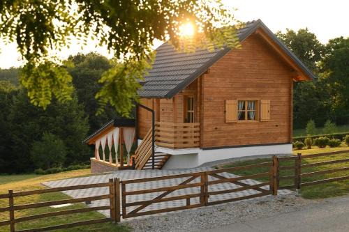 Wooden fairy tale vacation house