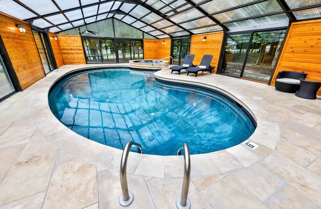 Yes your own Private heated indoor Swimming Pool!