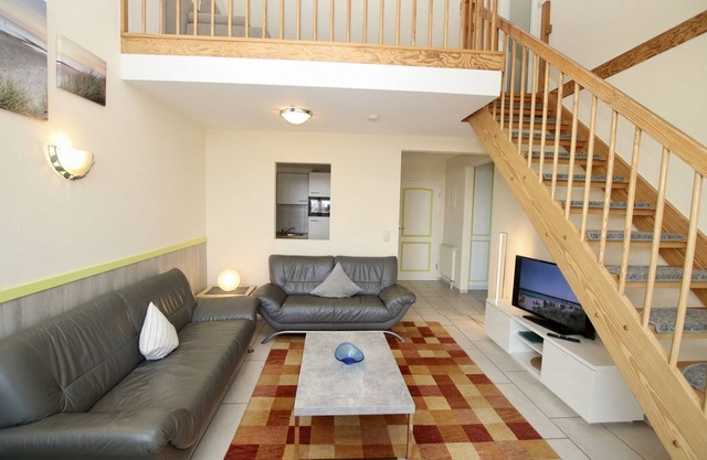 You live directly on the beach, comfortably on 2 spacious floors.