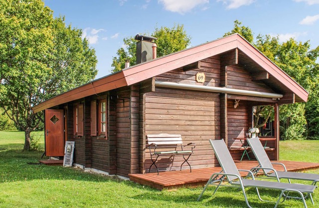 Your cozy wooden house for your relaxing vacation in the nature in the vacation park Lauterdörfle.