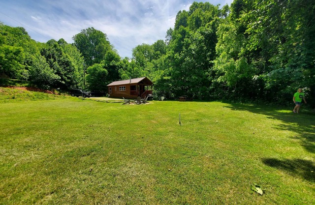 Your dog wants this cabin! Large yard, Close to Casino & tubing. NO crazy hills!