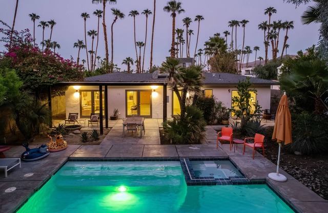 Zen Modern Home - Wind Free S Palm Springs - SALT WATER POOL/SPA