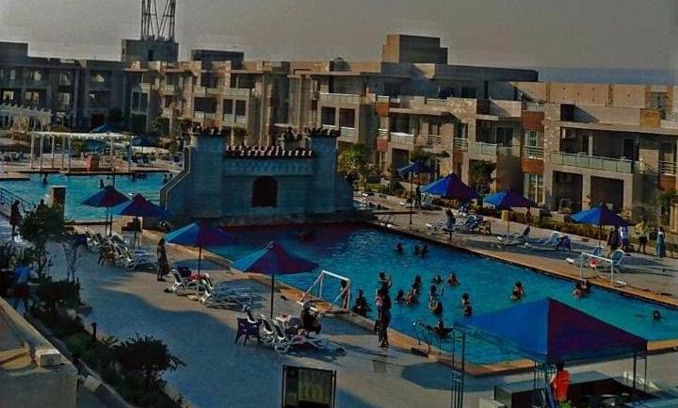 Ain Sokhna Apartment | شاليه فندقي بحمام سباحه خاص داخل فندق ايليت ريزيدنس اند اكوا بارك