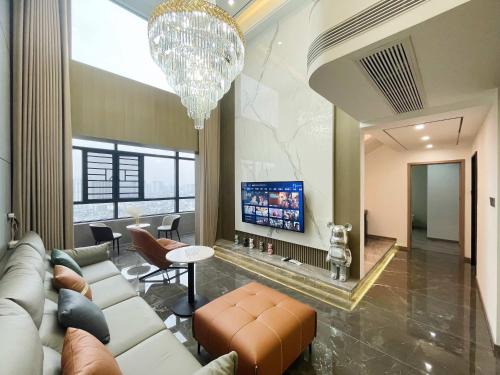 Yongding Apartment | 张家界城峪民宿-Loft四房一厅三卫景观套房