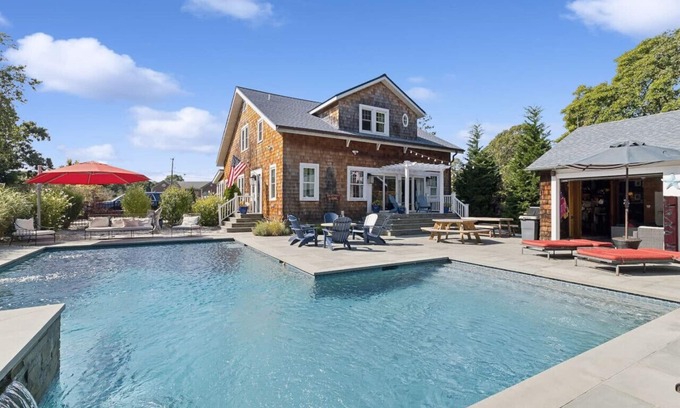 Westhampton Beach House | 1-acre WHB Beach Village: Salt Pool & Hot Tub of Nirvana - Vacations