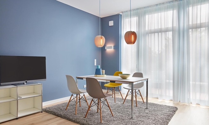 Hakenfelde Condo | 1-bedroom apartment w upscale design & balcony on the wonderful island Eiswerder