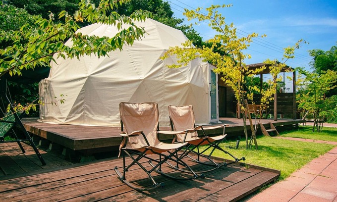 Sumoto RV Rental | 1 night 2 meals included Dome tent | 2 people |/Sumoto City Hyōgo