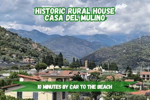 Camporosso Apartment | 10 Min from Sea, Historic Rural Casa Del Molino