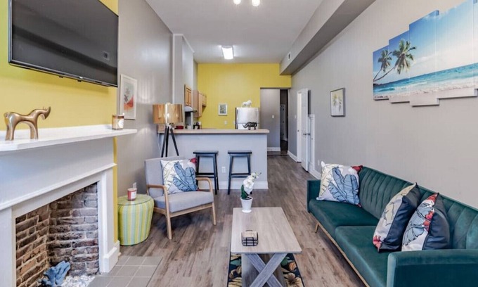 Central Business District Apartment | 163 A - Lower Left Inside of Door · Downtown Stunner! 2 bd / 1.5 bath. 1100Sq FT! WOW.