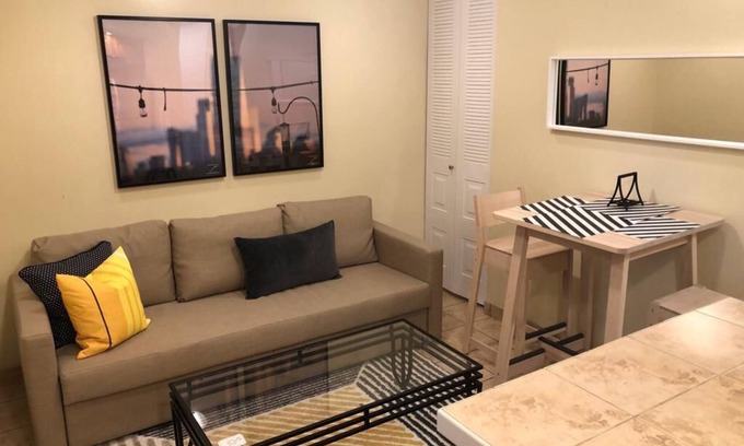 Industry Apartment | 1817 1D · Superb 1bed Apt.-20 Min to NYC/Parking Avail.