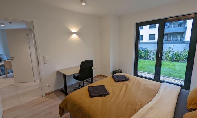 Rollingergrund-Belair Nord Apartment | 1BR in New Building with Garage+Balcony