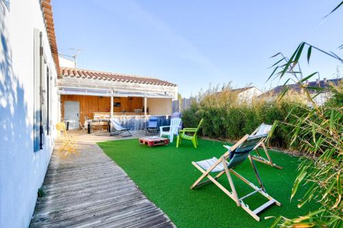 La Gueriniere House | 240m des plages - Maison avec jardin pour 12