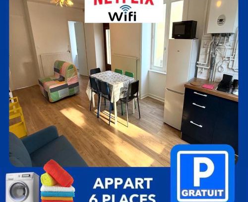 Noiretable Apartment | 26 CHIC & COSY NOIRETABLE F2 55m2 WIFI SMART TV NETFLIX