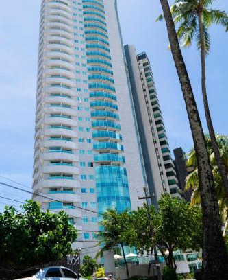 Boa Viagem Apartment | 2704 Flat Beira Mar Av Boa viagem Vista Deslumbrante e com cozinha