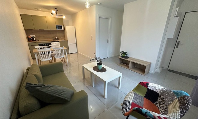 Saintry-sur-Seine Apartment | 2p recent very bright edge of Seine