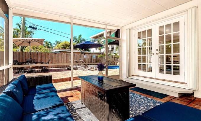 Cypress Point House | 3/2 house+1mi Beach+ heated Pool+ Pool table+Golf