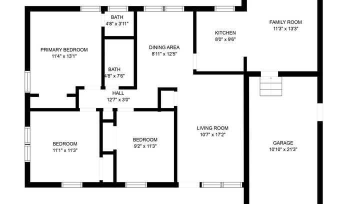 Norfolk Cottage | 3 bedroom/1.5 bath furnished cottage for vacation or work stays of 30-90 days.
