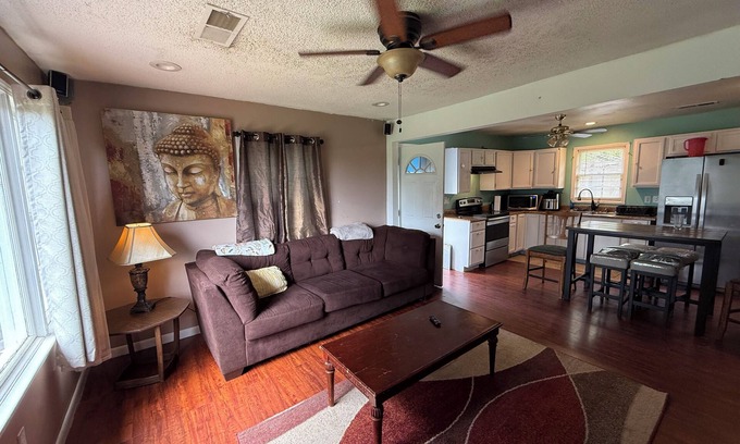Kannapolis House | 3-bedroom building in welcoming Kannapolis with AC
