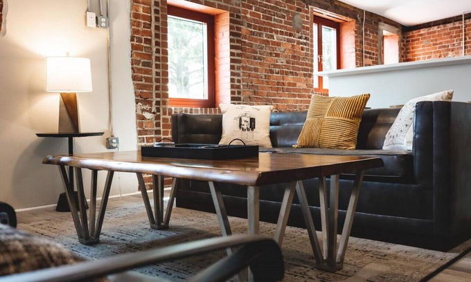 Jonesville Apartment | 3 Bedroom Downtown Elkin, Sleeps 8, Historic Renovated Building