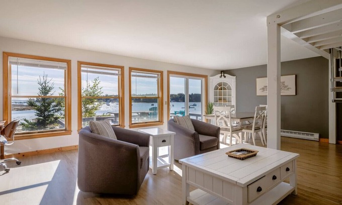 Bass Harbor Cottage | 3BR Oceanfront Spacious Cottage + Dock [Driftwood]
