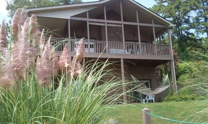 Seneca House | 4/3 Waterfront Home w/Covered Dock, 2 Decks, Pet Friendly. Long view on lake.