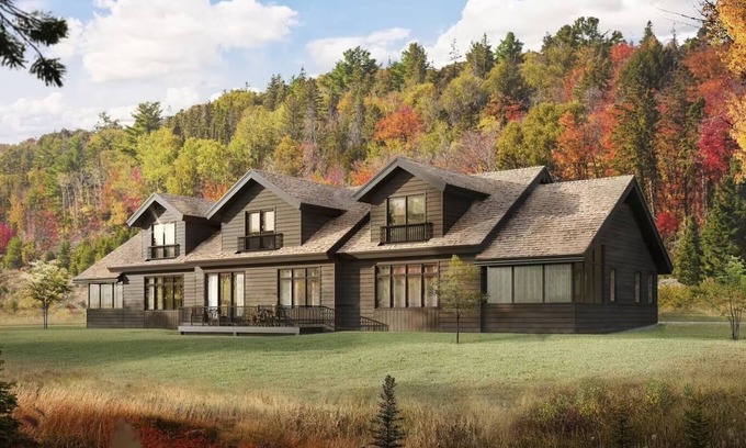 Moscow Villa | 4-bedroom home at Trapp Family Lodge in Stowe, VT. Modern, spacious yet cozy.