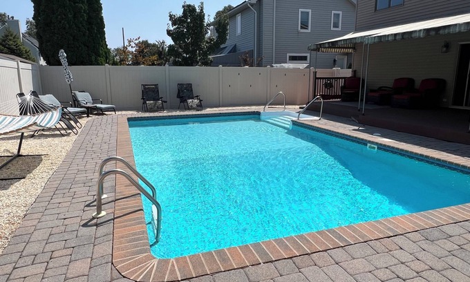 Bay Head House | 4 Bedroom, 2.5 Bath with Heated Pool + Hot Tub short walk to beach