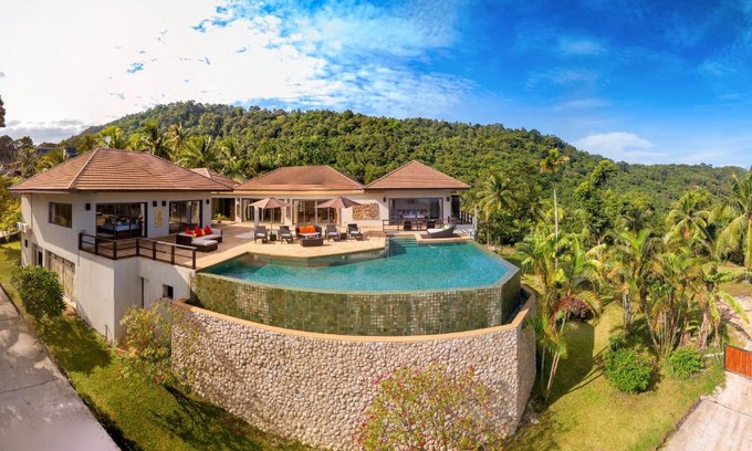 Mae Nam Villa | 5 Bedroom Sea View Villa Bubbles SDV376 By Samui Dream Villas