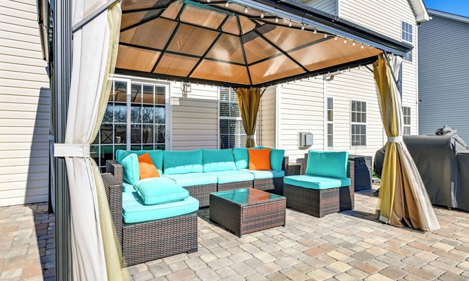 Concord House | 6 Mi to Charlotte Motor Speedway: Home w/Fire Pit